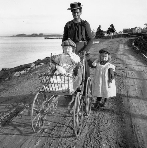 Nanny with the children in her care, Guysborough