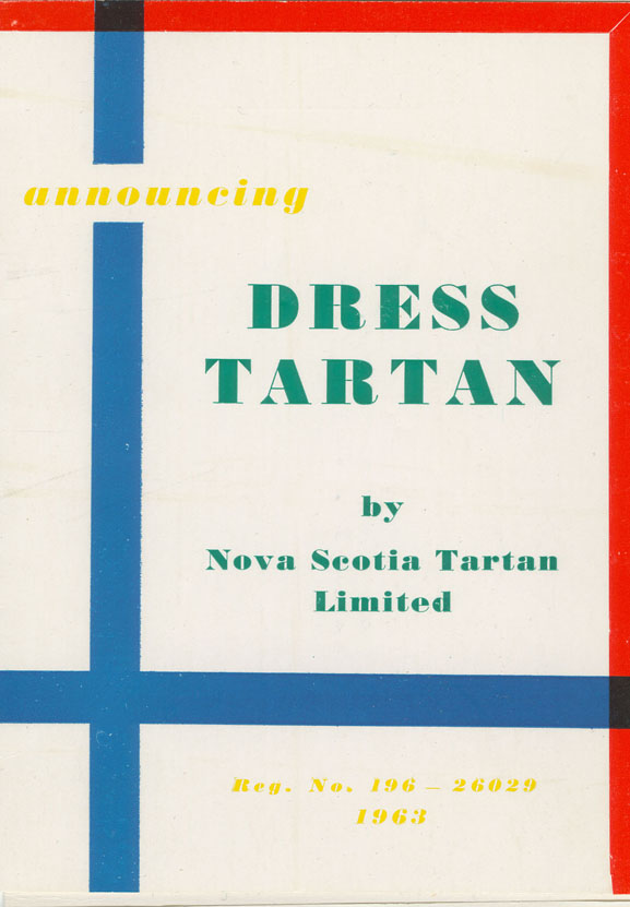 Nova Scotia Dress Tartan Announcement card
