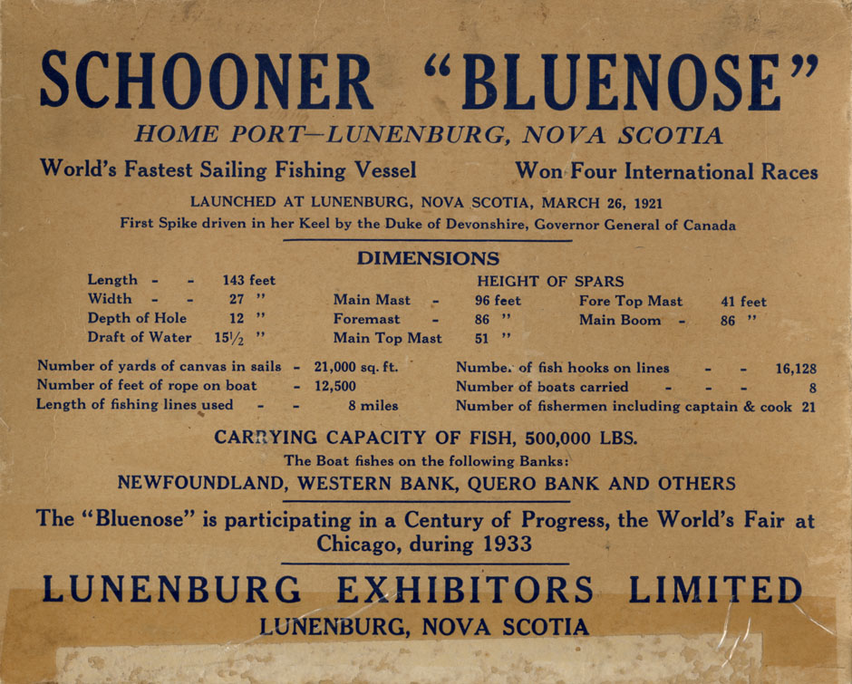 Cover of the <i>Bluenose</i> Puzzle Box
