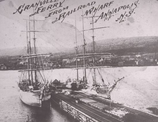 brigsbarqs : Granville Ferry from Railroad Wharf Annapolis, N.S.
