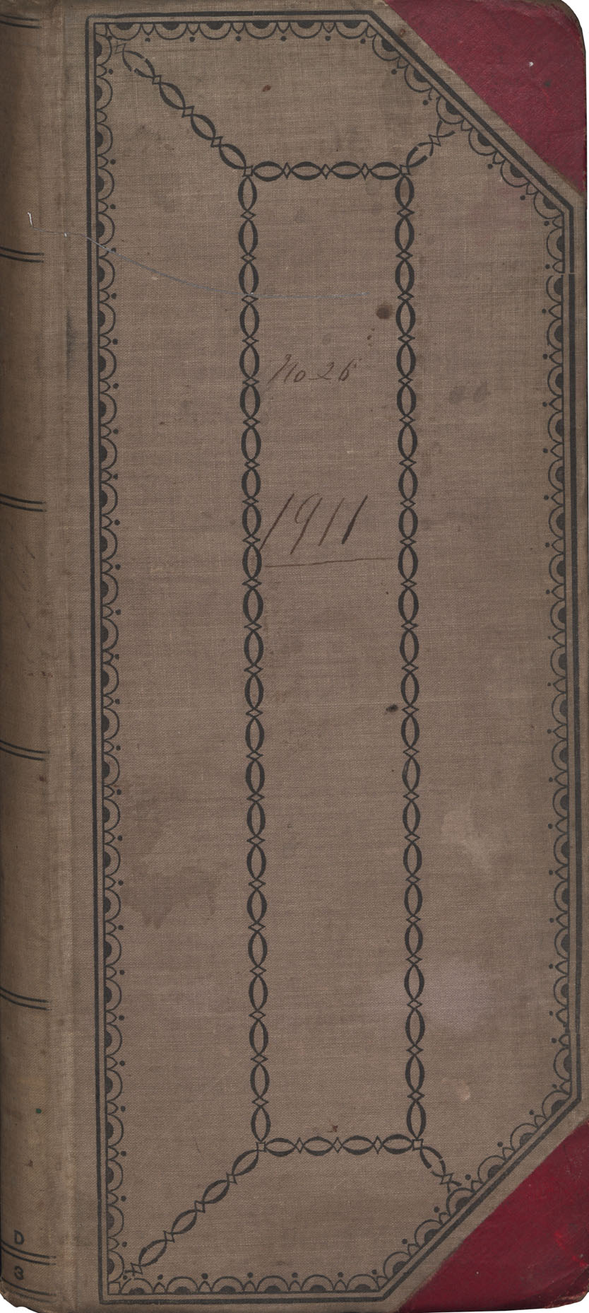 1911 Daybook number 26 