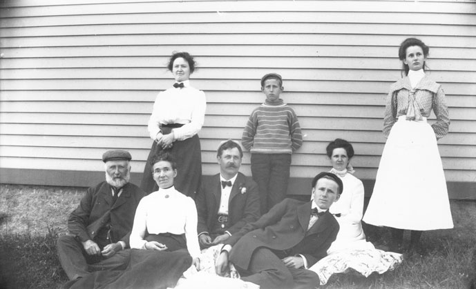 Probably Dr. George Buckley and family, and John A. Tory and wife Abigail Buckley