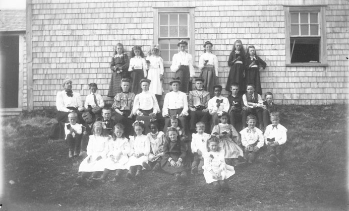 Unidentified school or Sunday school group, Guysborough, N.S.