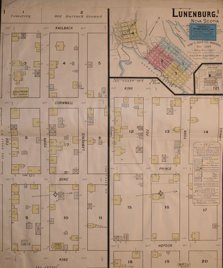 builtheritage : Insurance Plan of Lunenburg NS