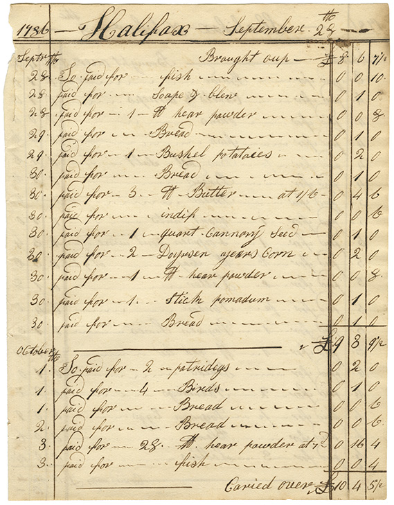 Expenses for Mrs. Wentworth's house page 7