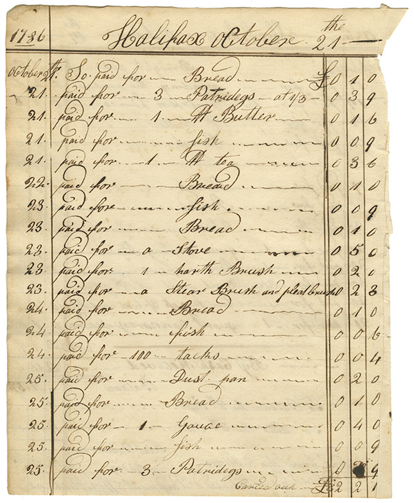 Expenses for Mrs. Wentworth's house page 13