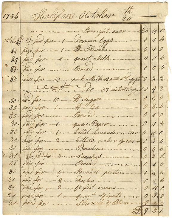 Expenses for Mrs. Wentworth's house page 15