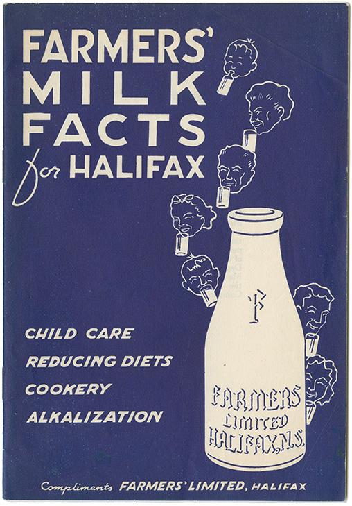 Farmers' Milk Facts for Halifax by Farmers' Limited, Halifax