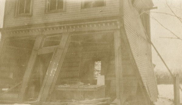 After Halifax disaster. Store in north end of Dartmouth.