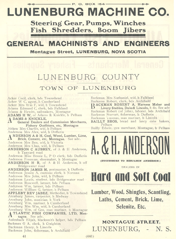 Lunenburg County - Town of Lunenburg