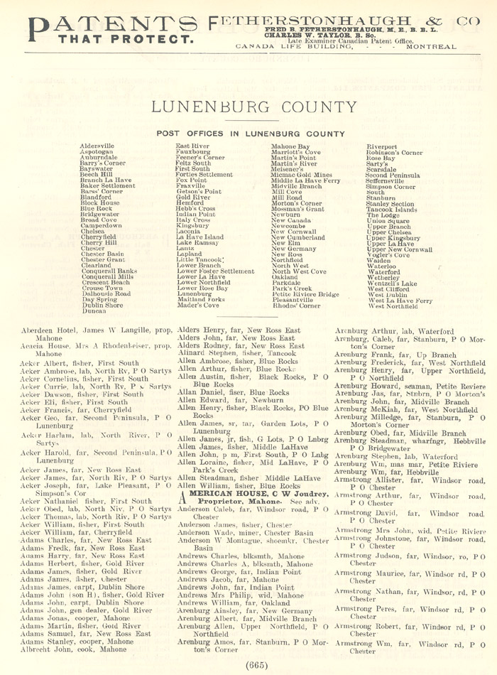 Lunenburg County - Lunenburg County