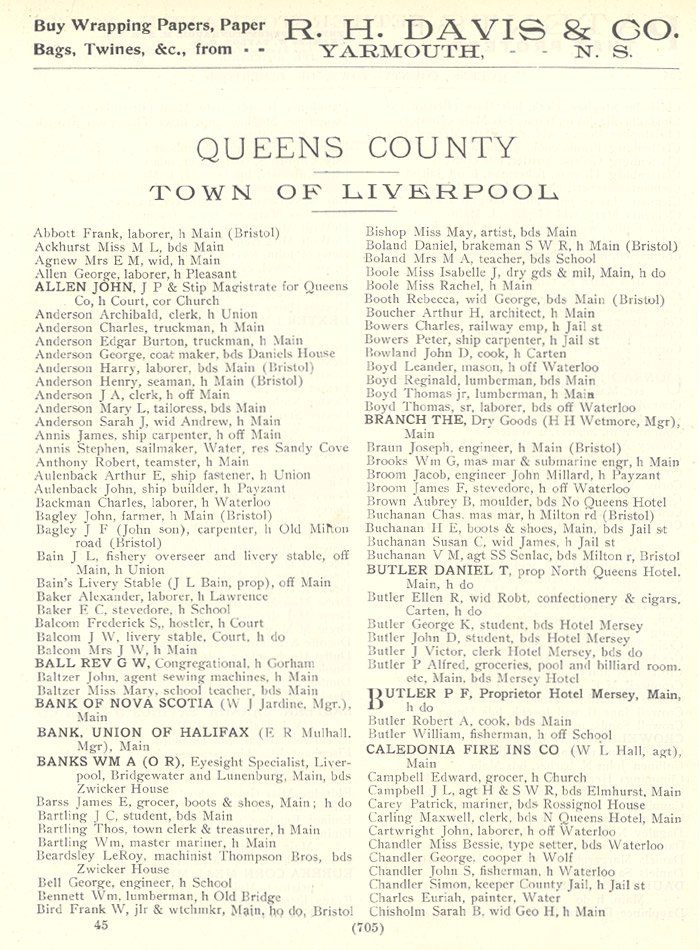 Queens County - Town of LiverPool