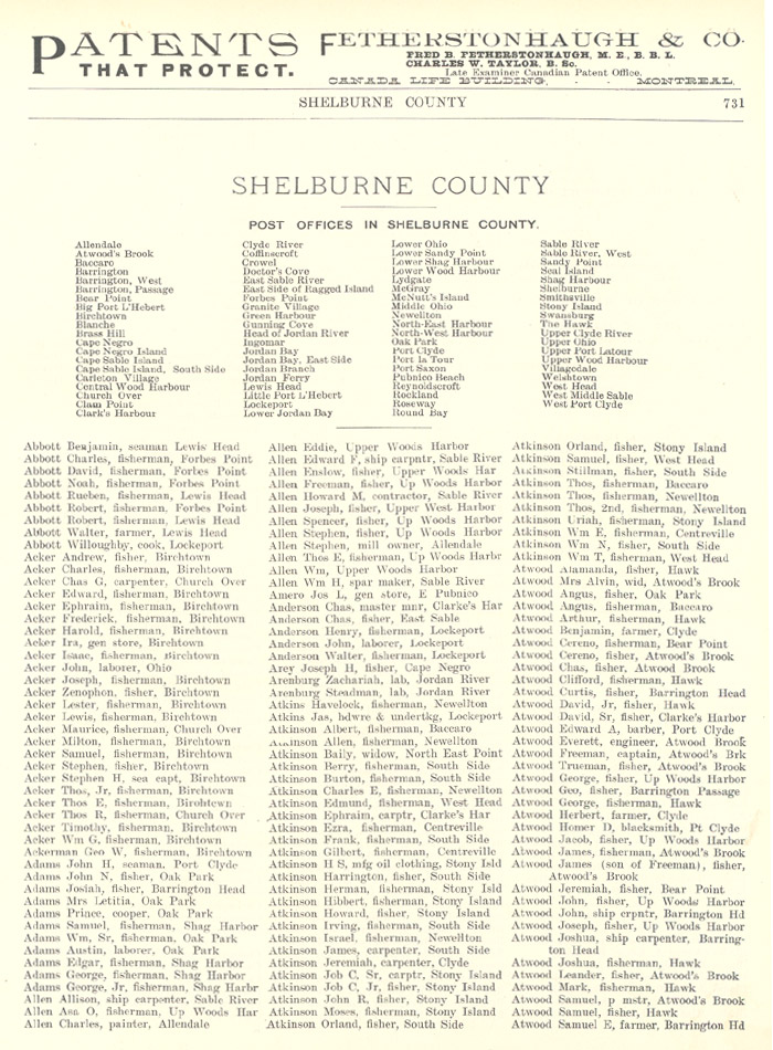 Shelburne County - Shelburne County