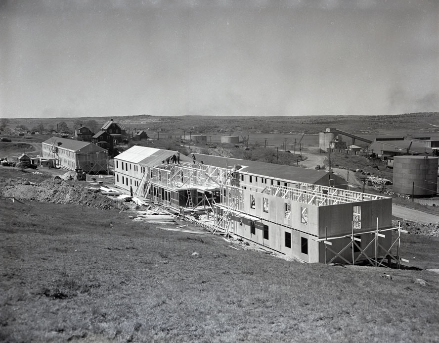 Wartime Housing, Mulgrave Park, Un-Married Quarters Under Construction