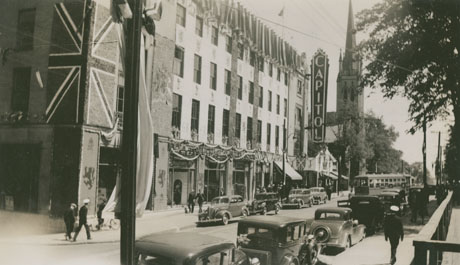 eastcoastport : Capital Building on Barrington Street decorated for the Royal Visit