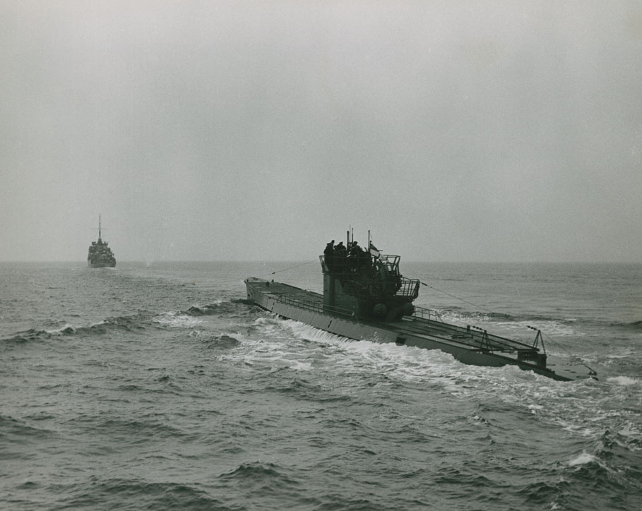 Captured German Submarine 