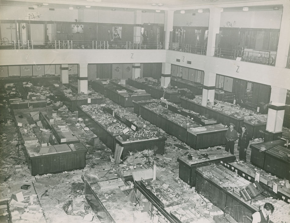 Zellers store after V-E Day Riot