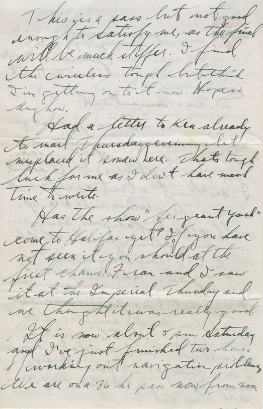 Letter To Mr. & Mrs. R.H. Curren, Bedford, NS from Don Curren, Toronto, ON