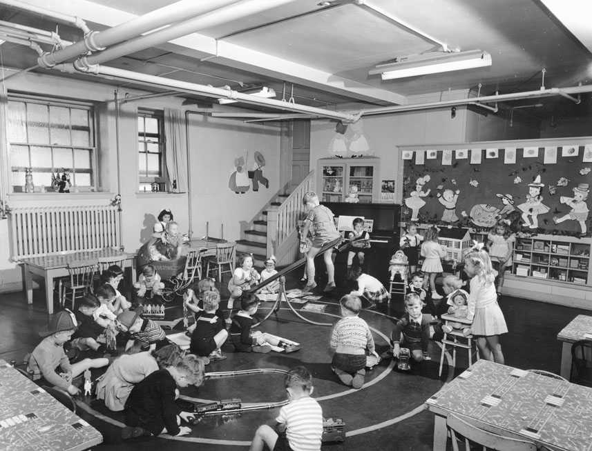 Kindergarten and Grade One, St. Thomas Aquinas School, Halifax, 15 October 1948