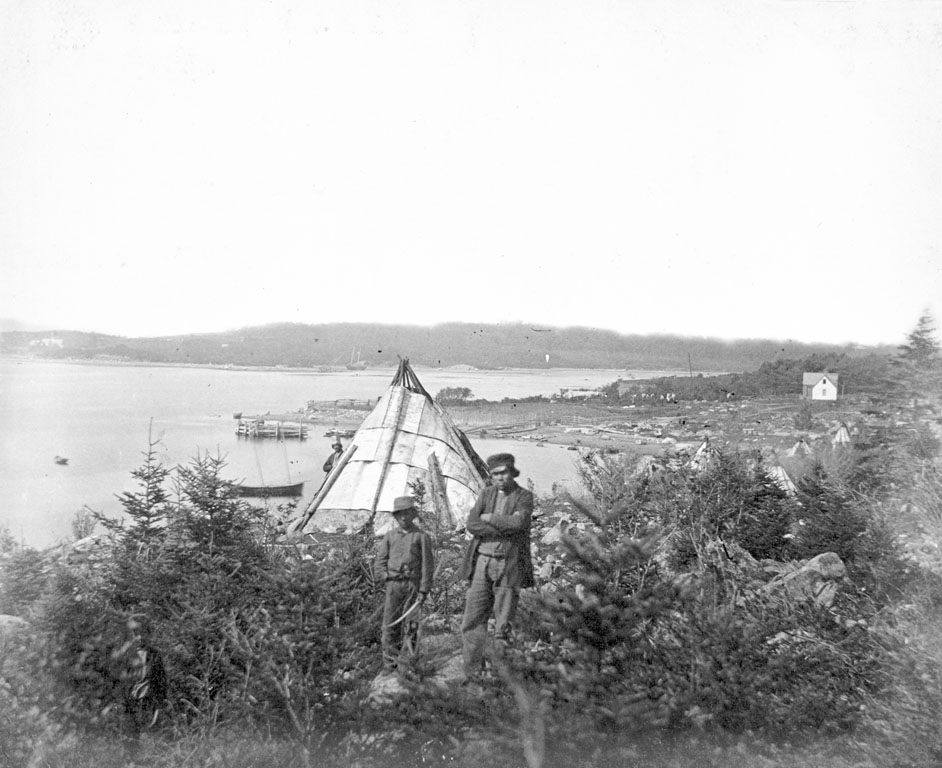 Mi'kmaq at Tufts Cove, Dartmouth, ca. 1871