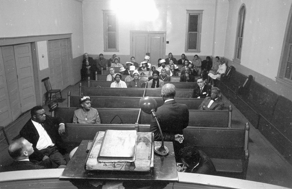 halifax : Africville Relocation Meeting, Seaview Baptist Church, Halifax, ca. 1962