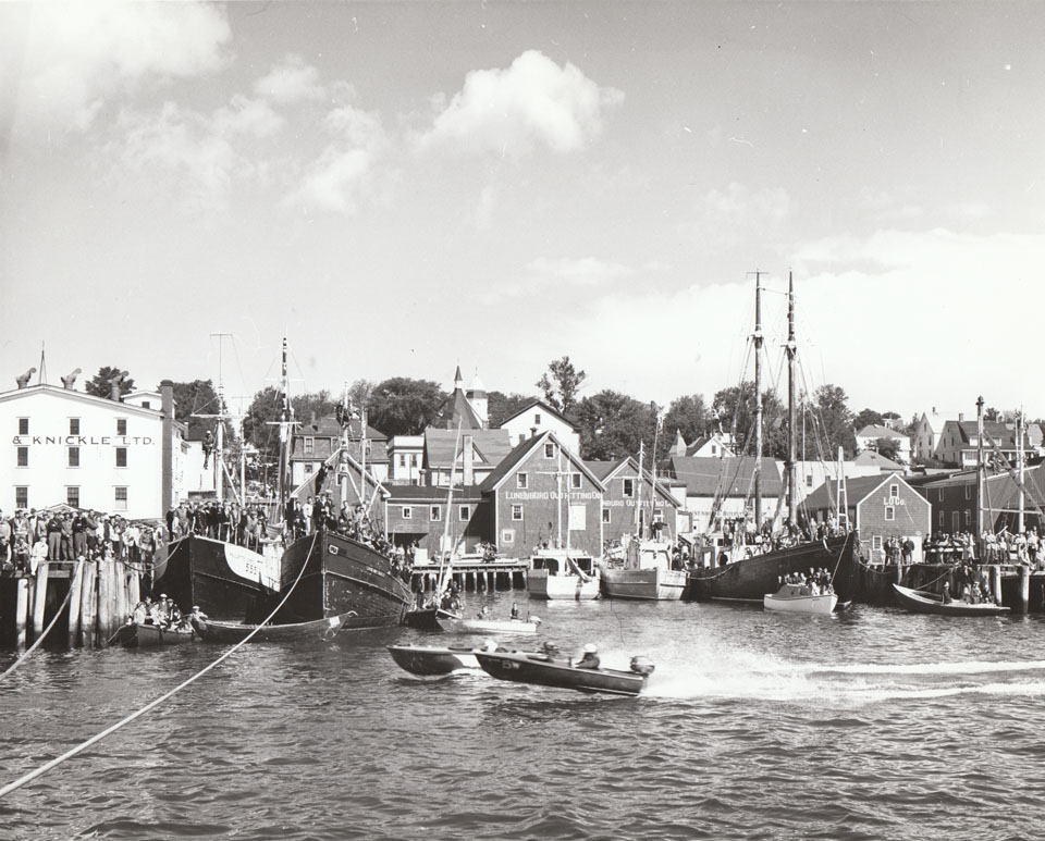 Yacht races at 1959 Fisheries Exhibition