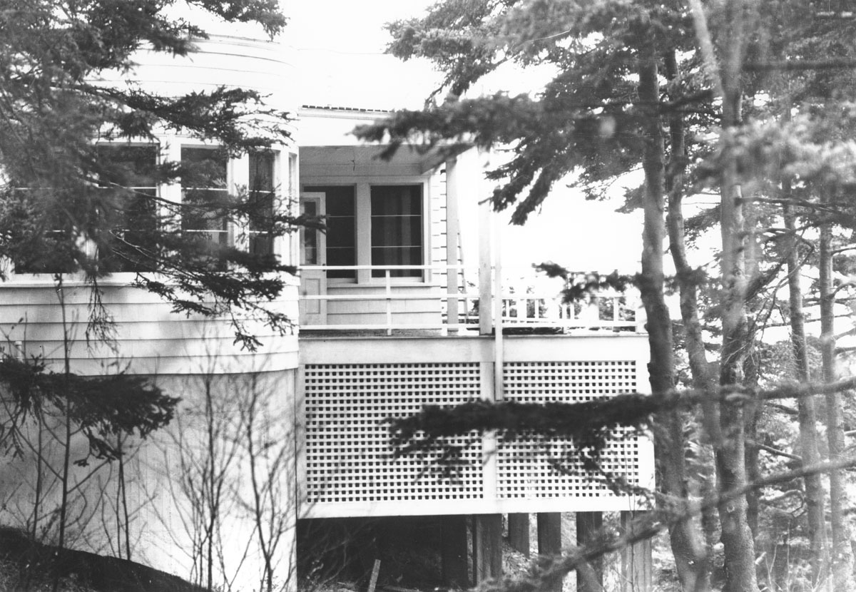 Exterior view of MacAskill's residence 'Brigadoon', Ferguson's Cove, NS