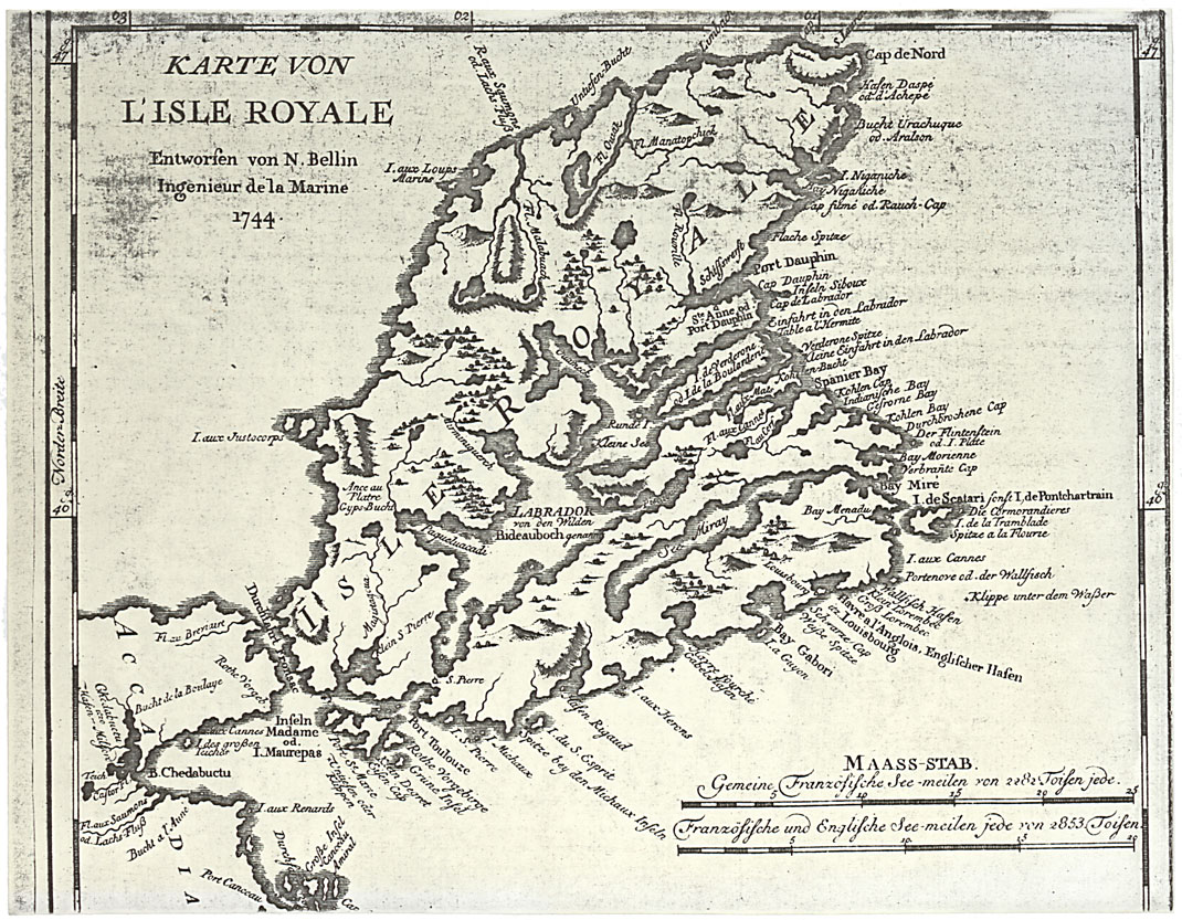 Karte von L'isle Royale