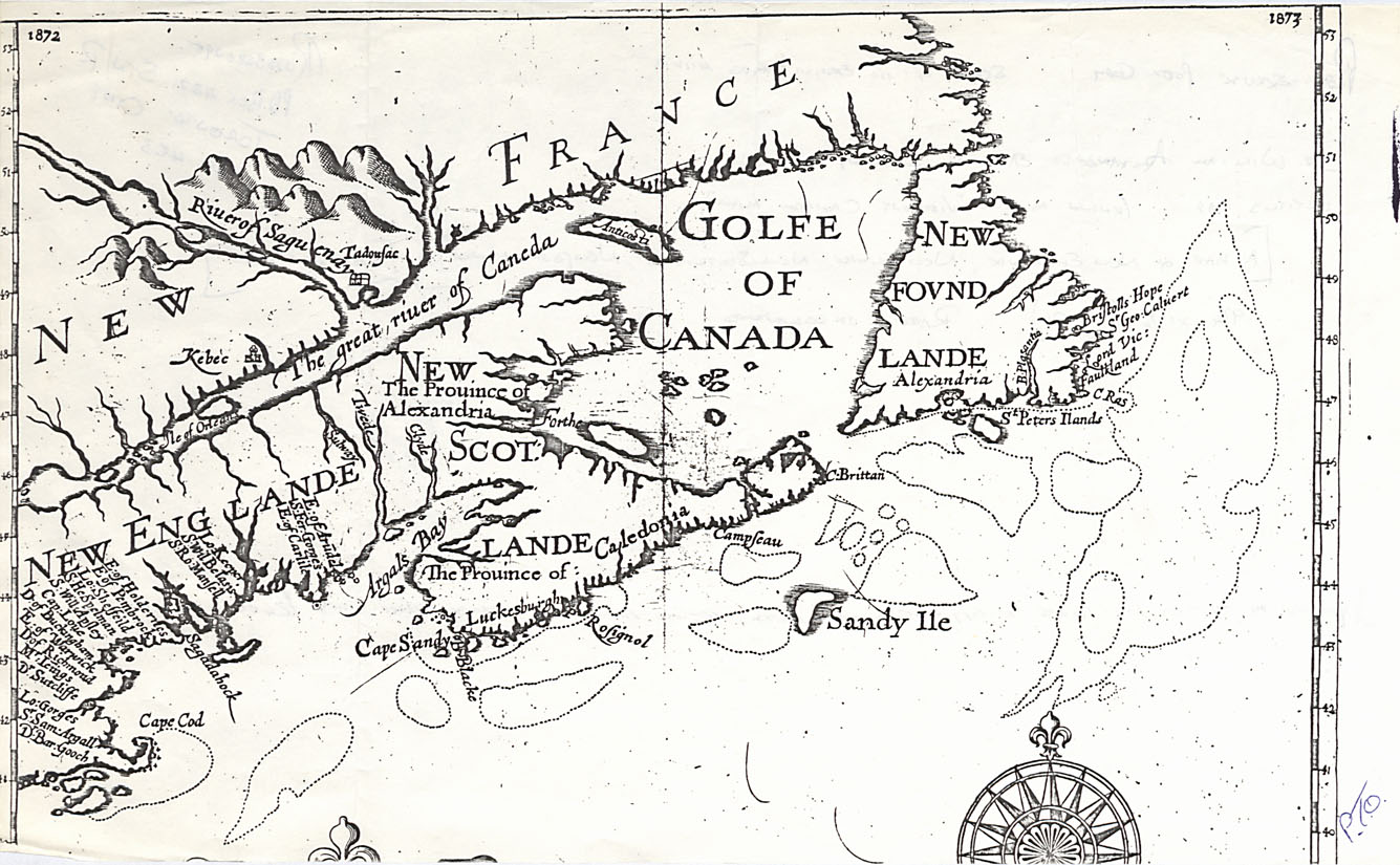 A Map of New England, New France, New Scotland, Newfoundland