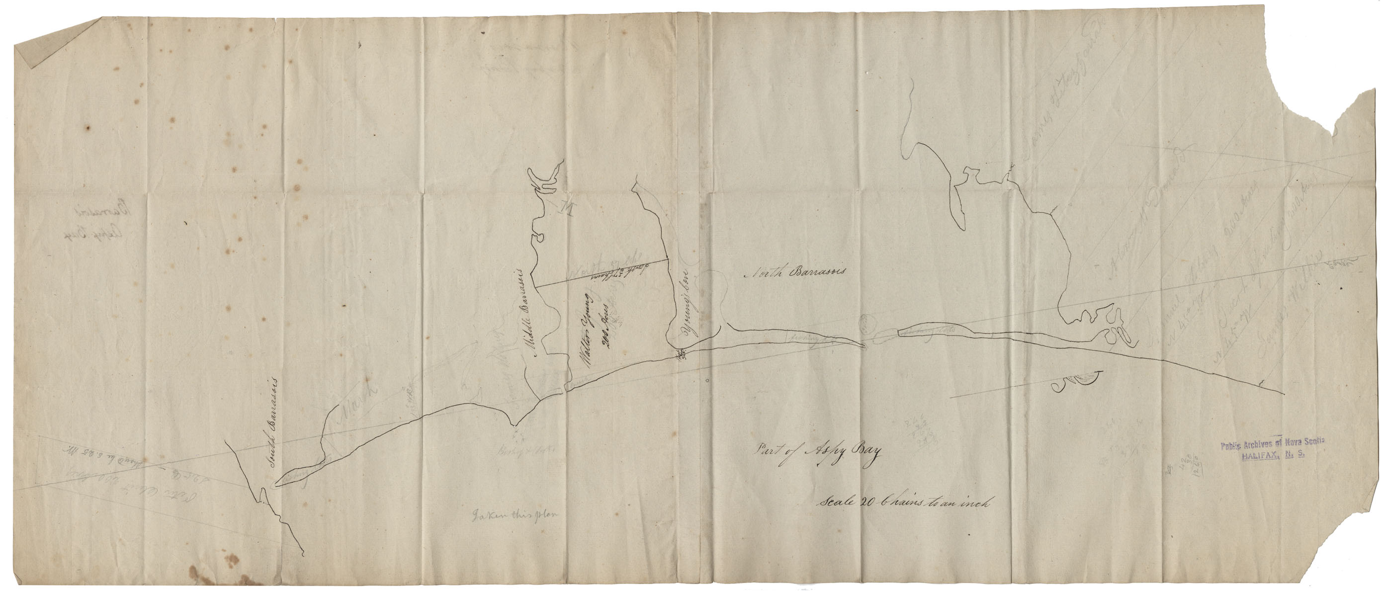 Cape Breton Barrasors, Aspy bay w.m.1819