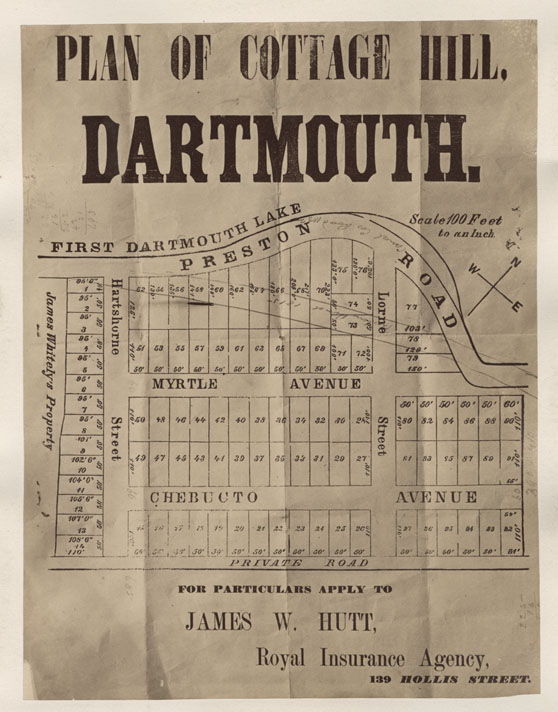 Plan of Cottage Hill Dartmouth