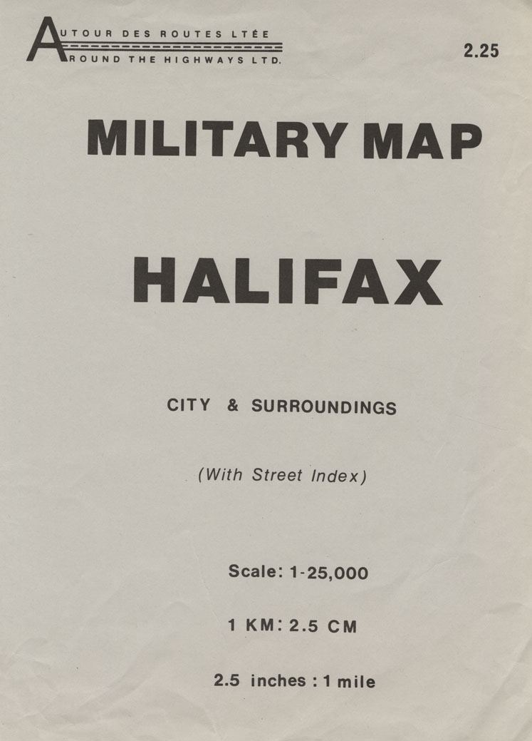 Military City Map: Halifax Edition No.3
