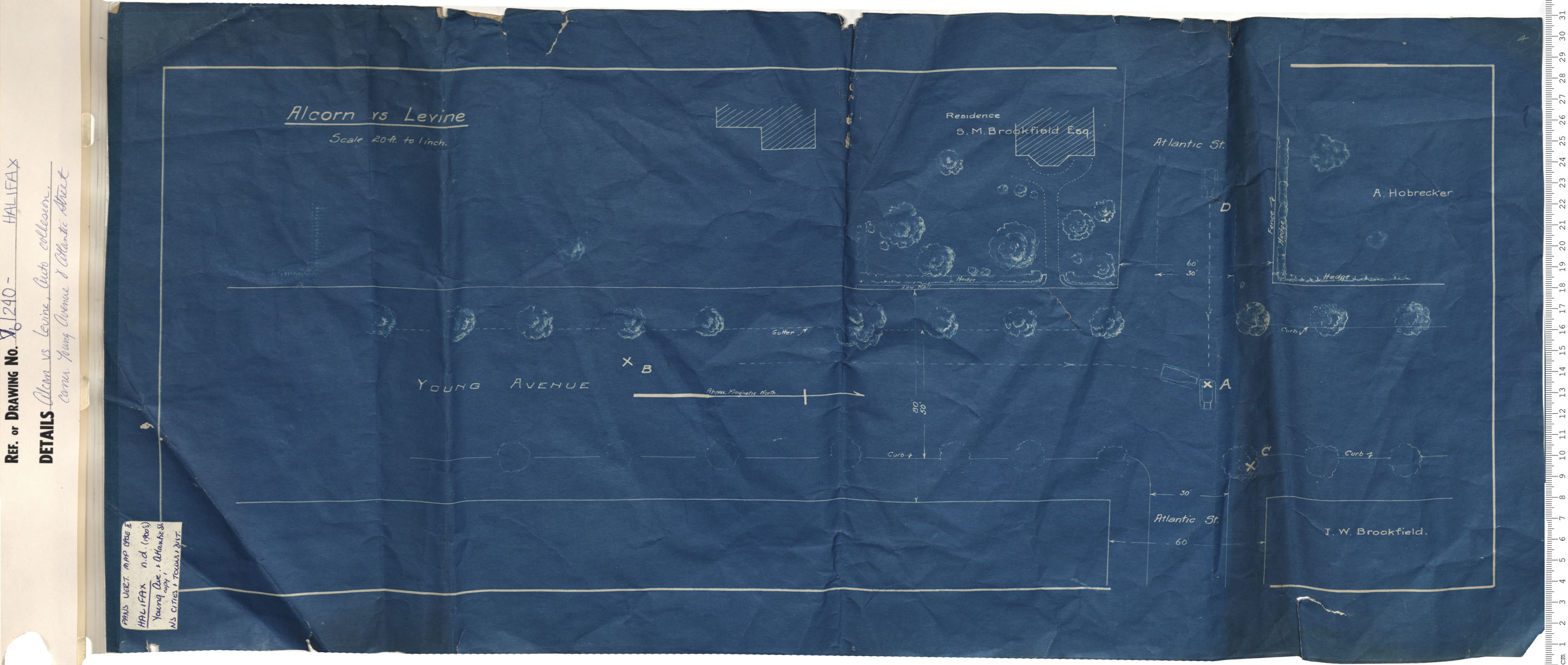 maps : Alcorn vs Levine, Auto collision corner of Young Avenue and Atlantic Street