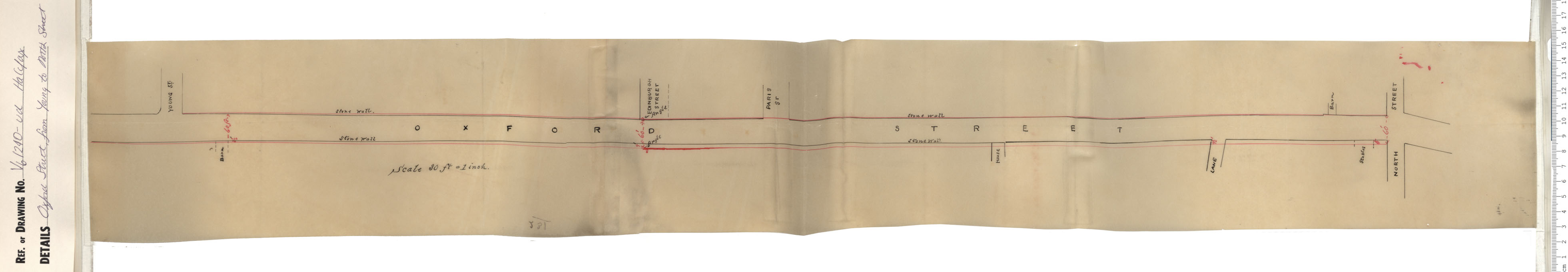 maps : Oxford Street from Young to North Street