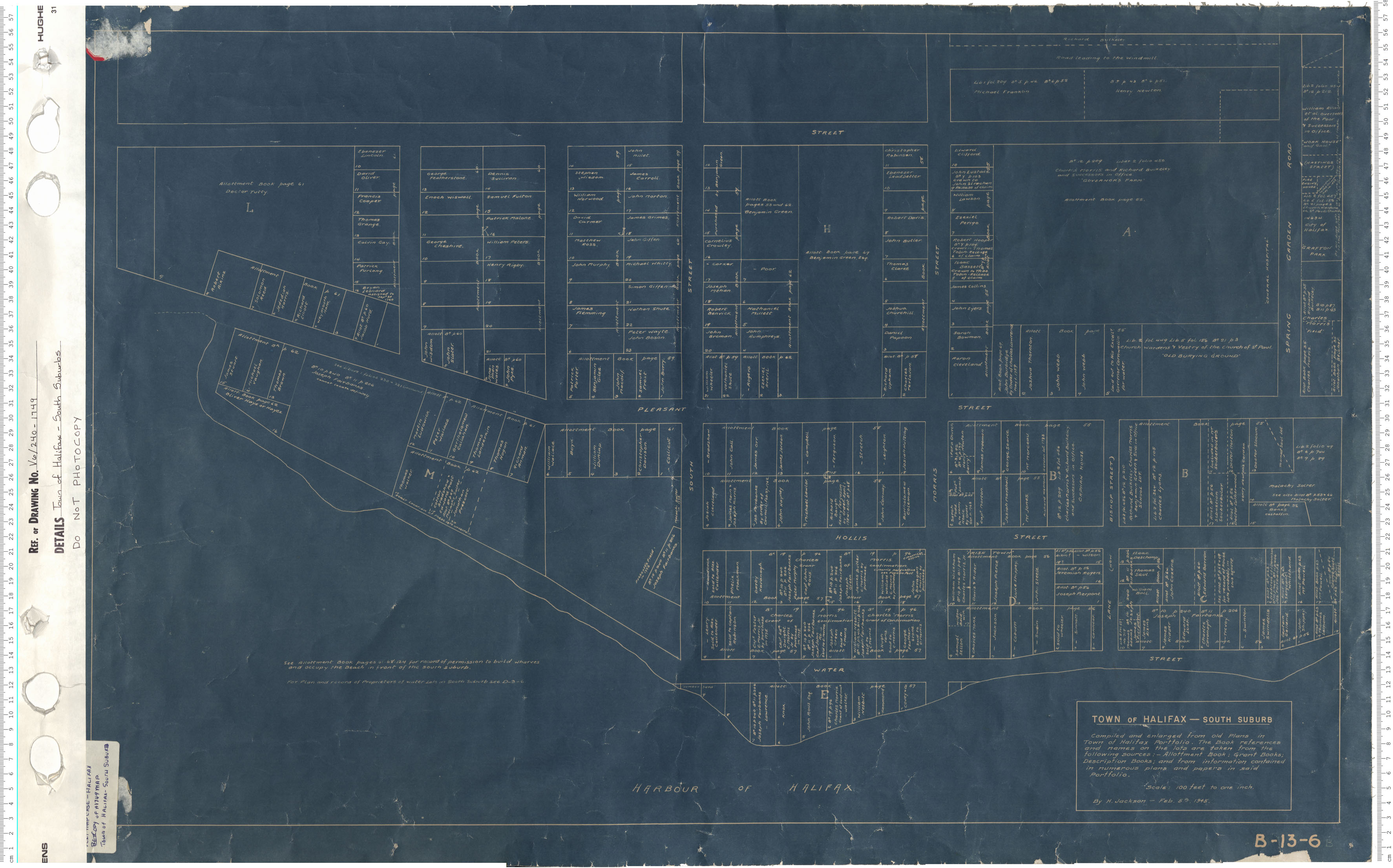 maps : Town of Halifax South Suburbs