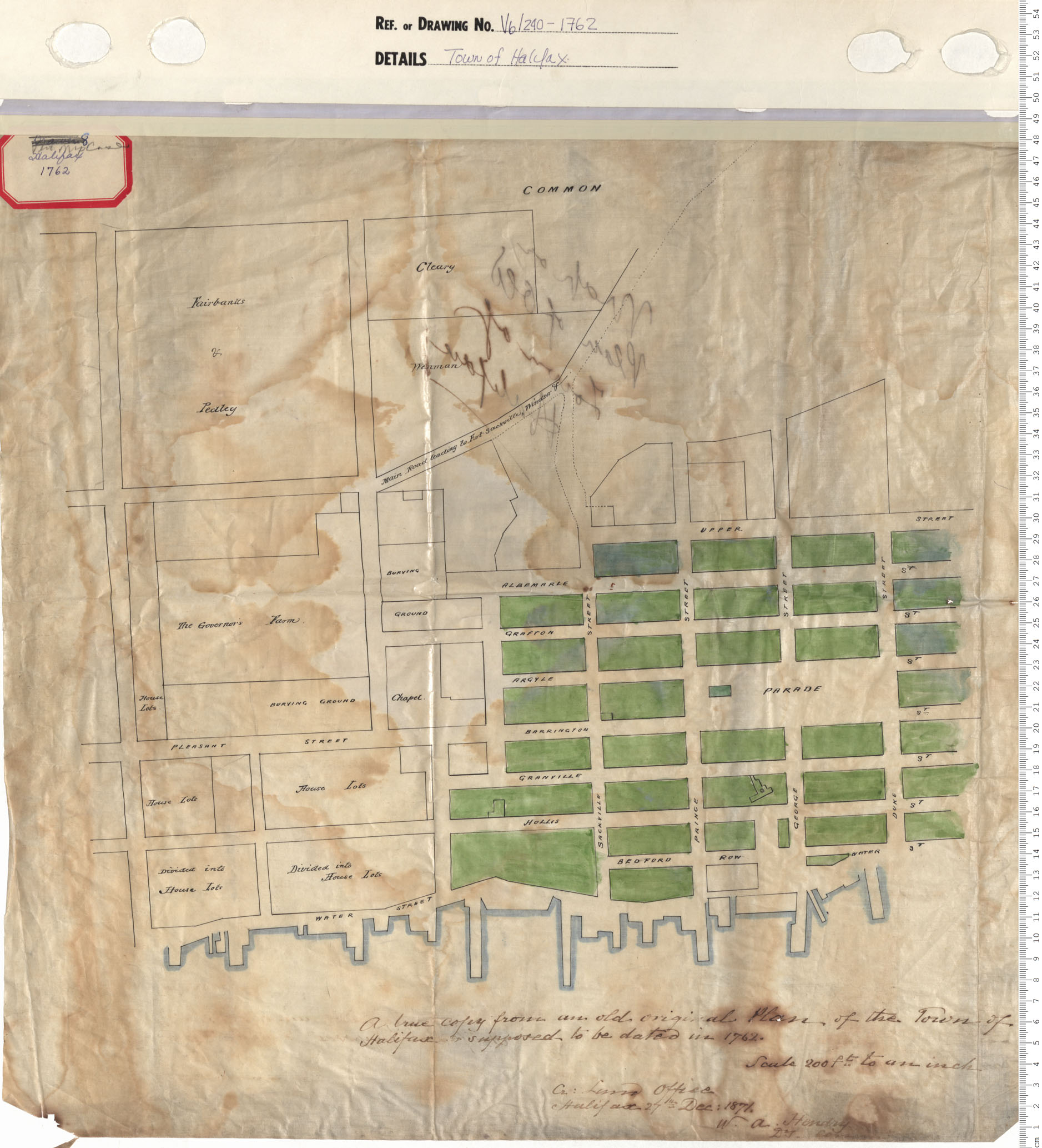 maps : Town of Halifax