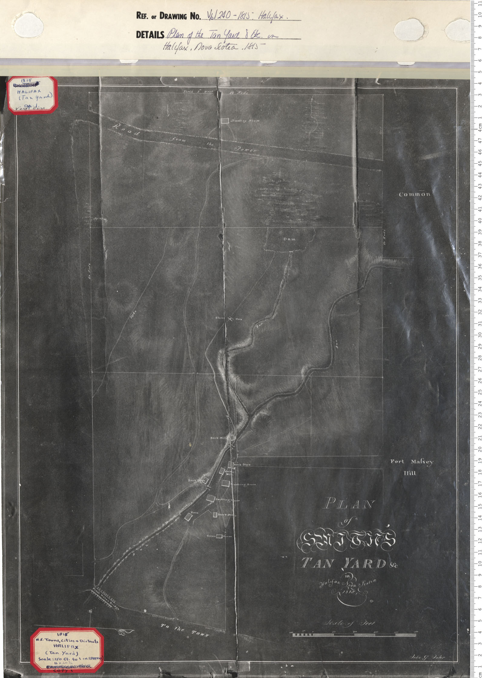 maps : Plan of the Tan Yard & etc. in Halifax, Nova Scotia