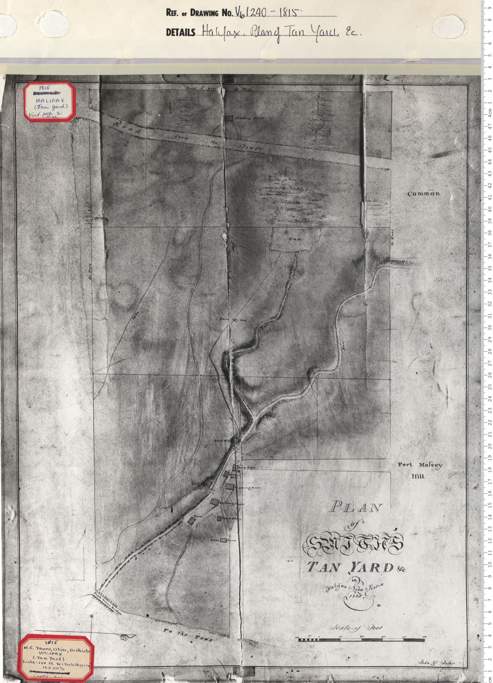 maps : Plan of the Tan Yard & etc. in Halifax, Nova Scotia