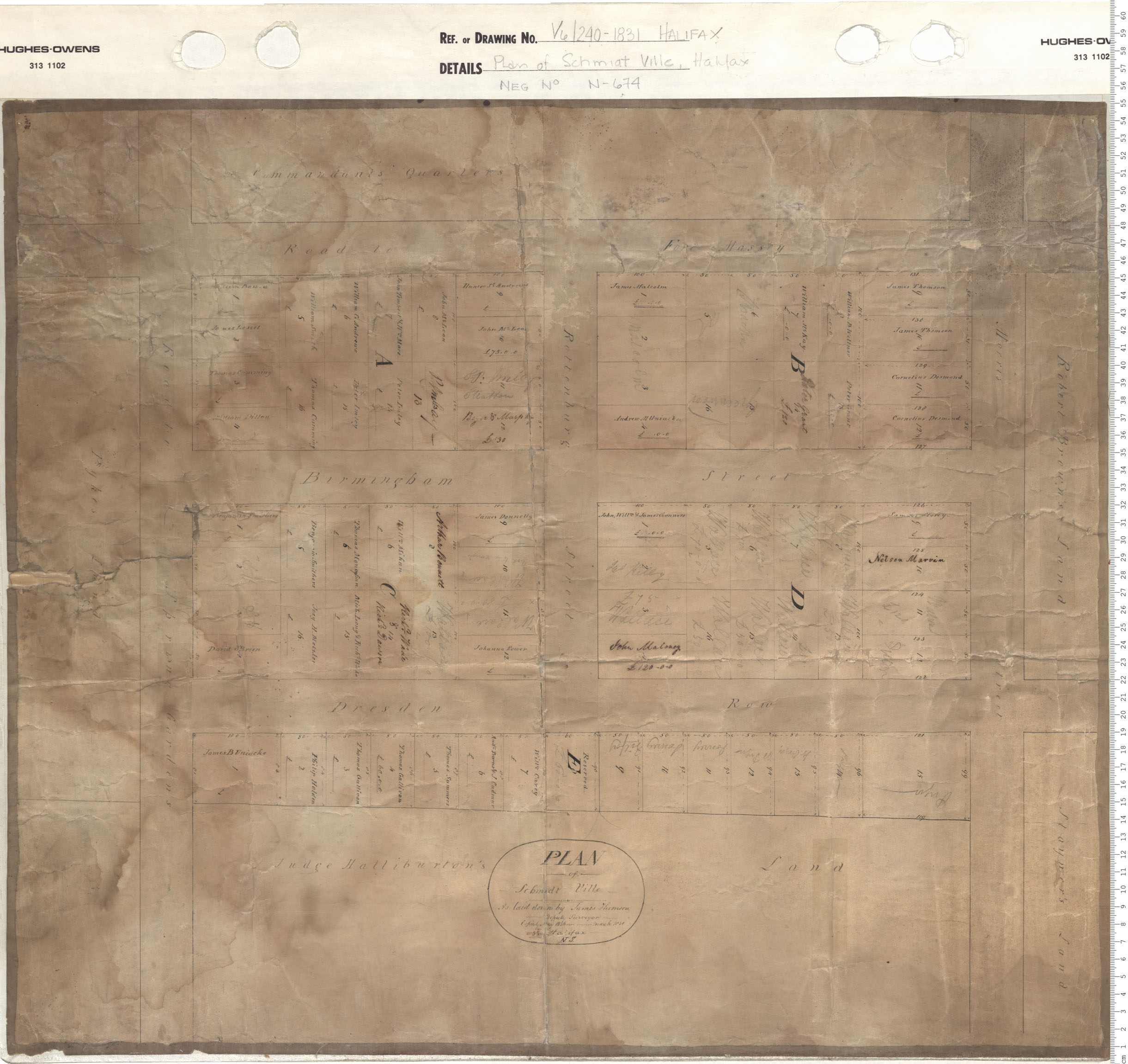 maps : Plan of Schmidt Ville
