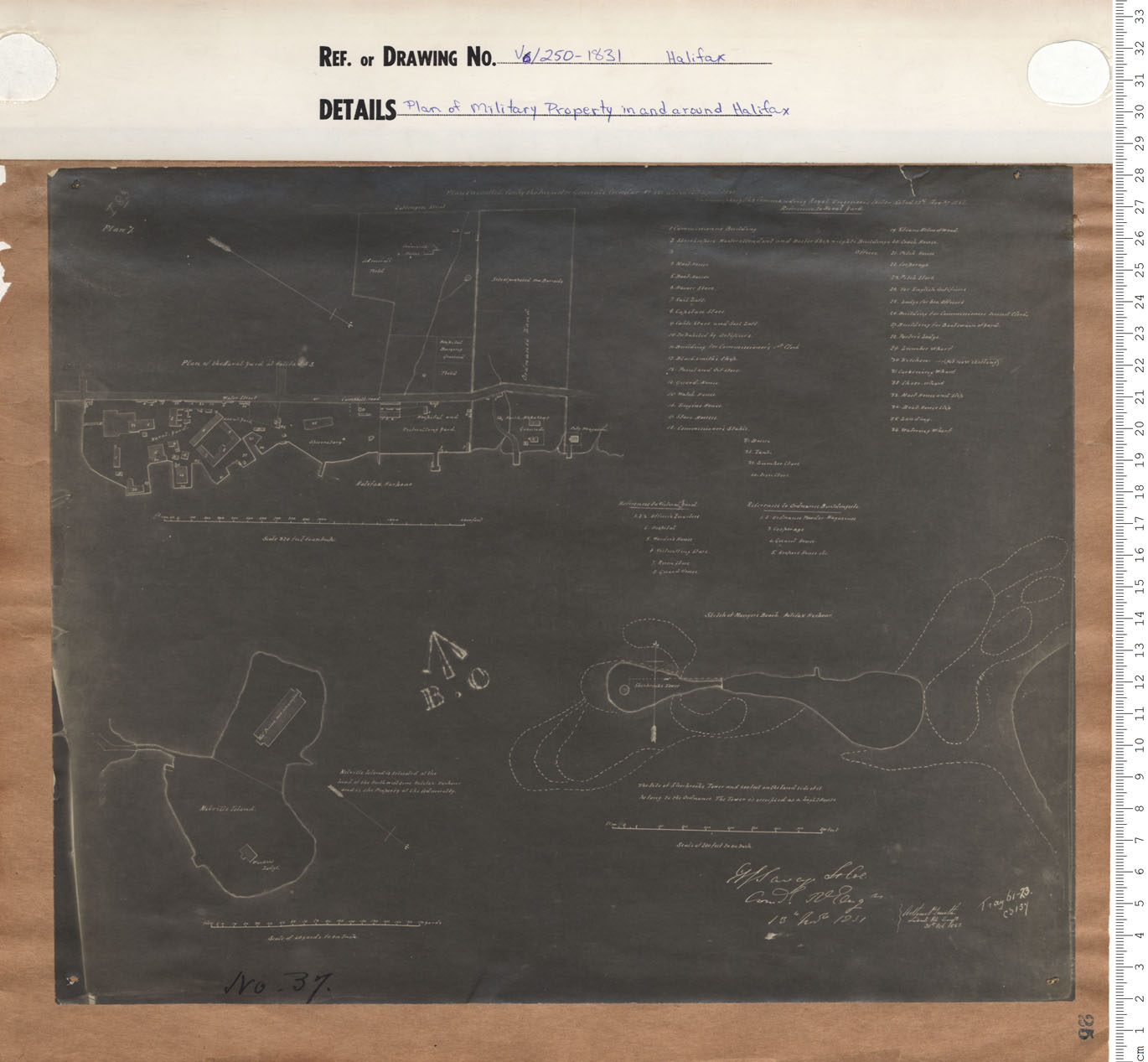 maps : Plan of Military Property in and around Halifax
