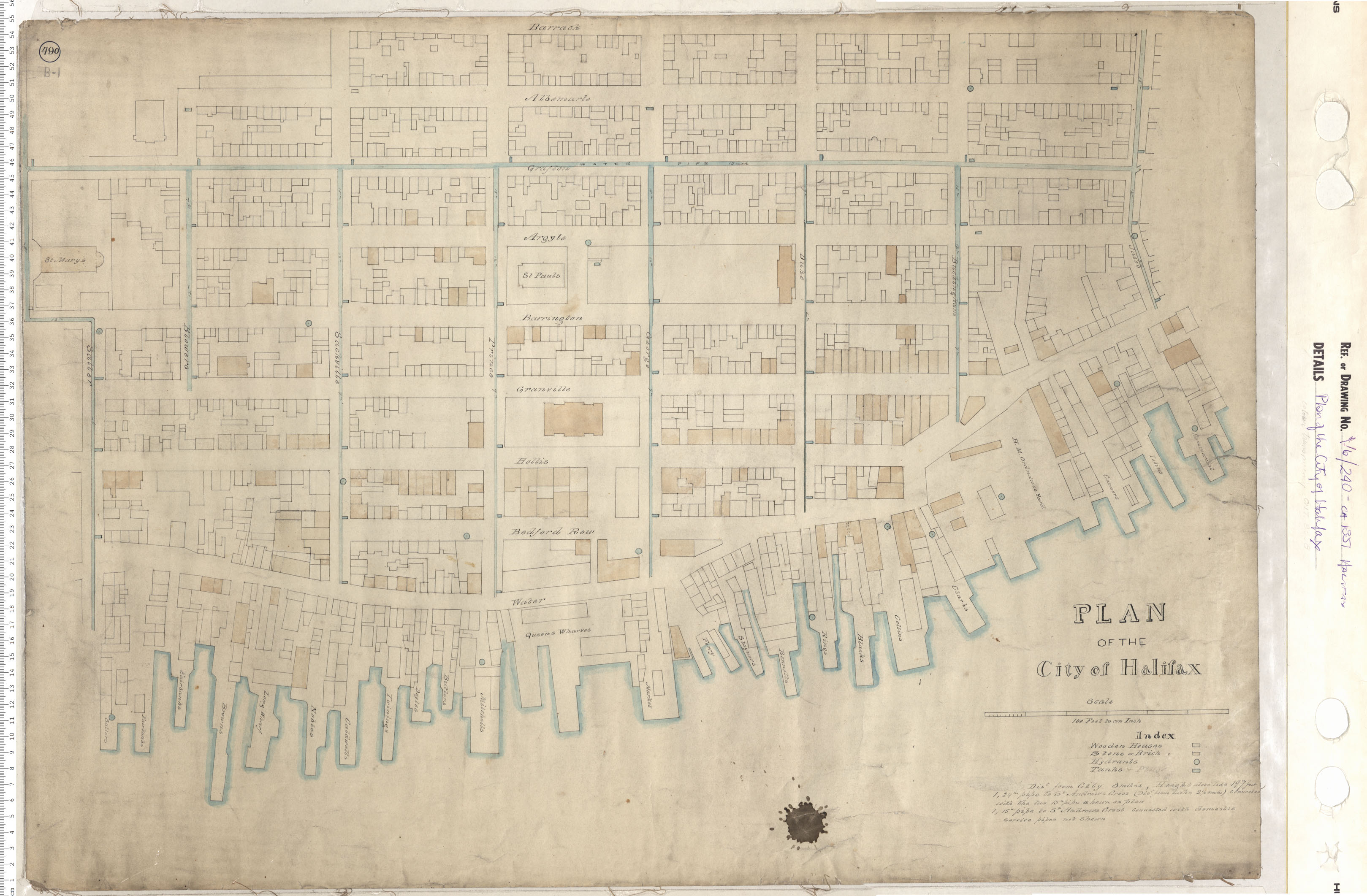 maps : Plan of the City of Halifax