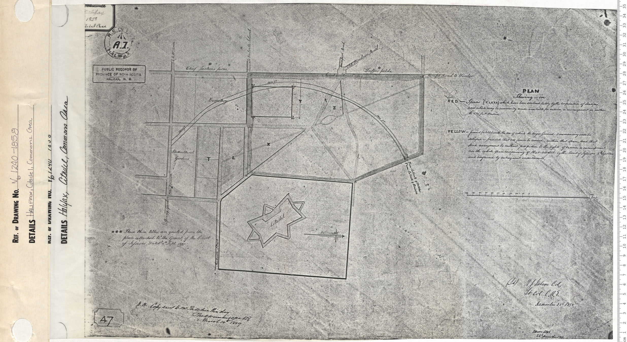 maps : Halifax, Citadel, Commons Area