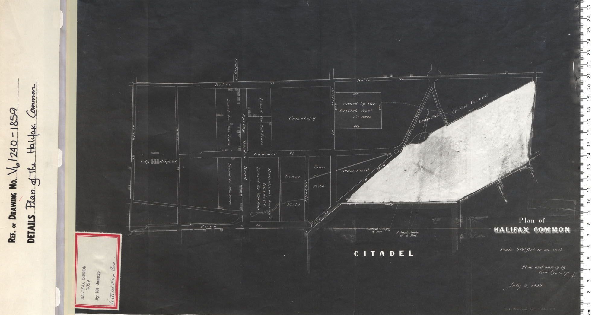 maps : Plan of the Halifax Common