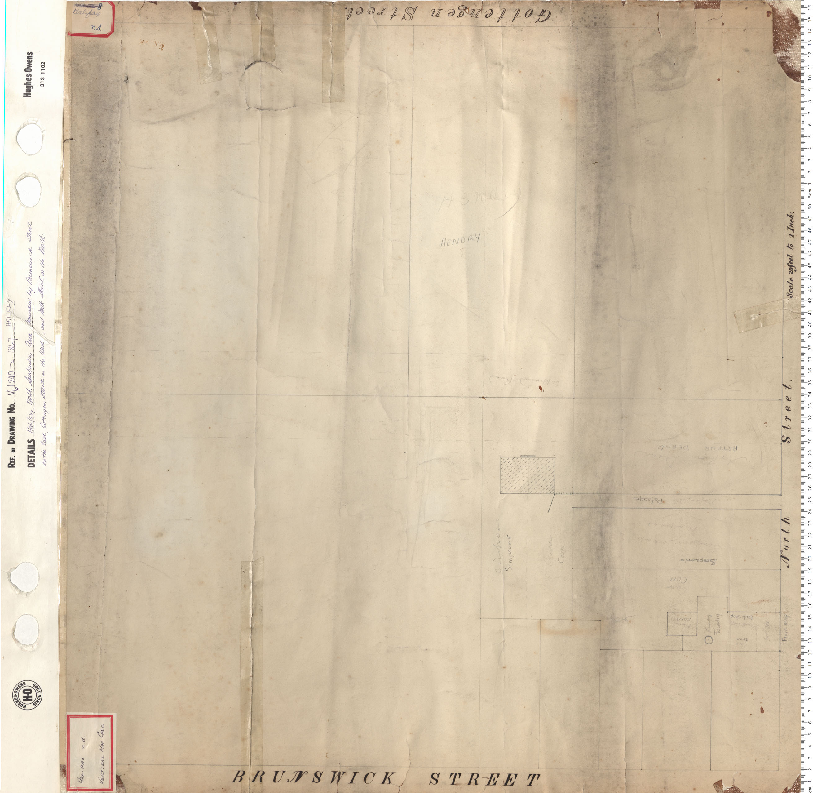 maps : North Suburbs Area bounderd by Brunswick Street on the East, Gottingen on the west, and North Street on the North