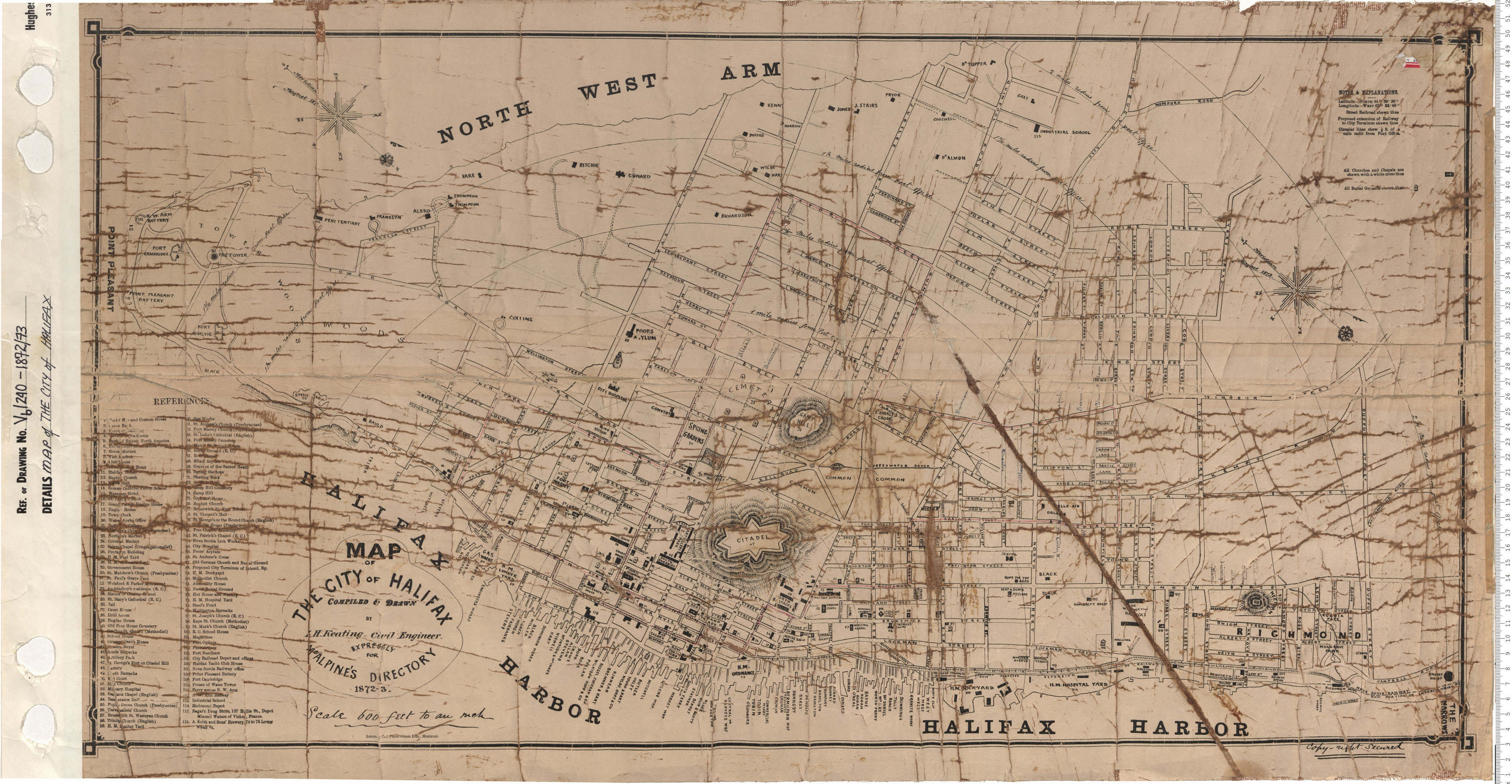 maps : Map of the City of Halifax