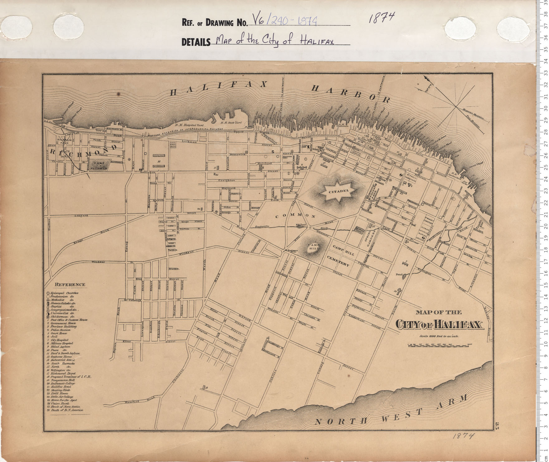 maps : Map of the City of Halifax
