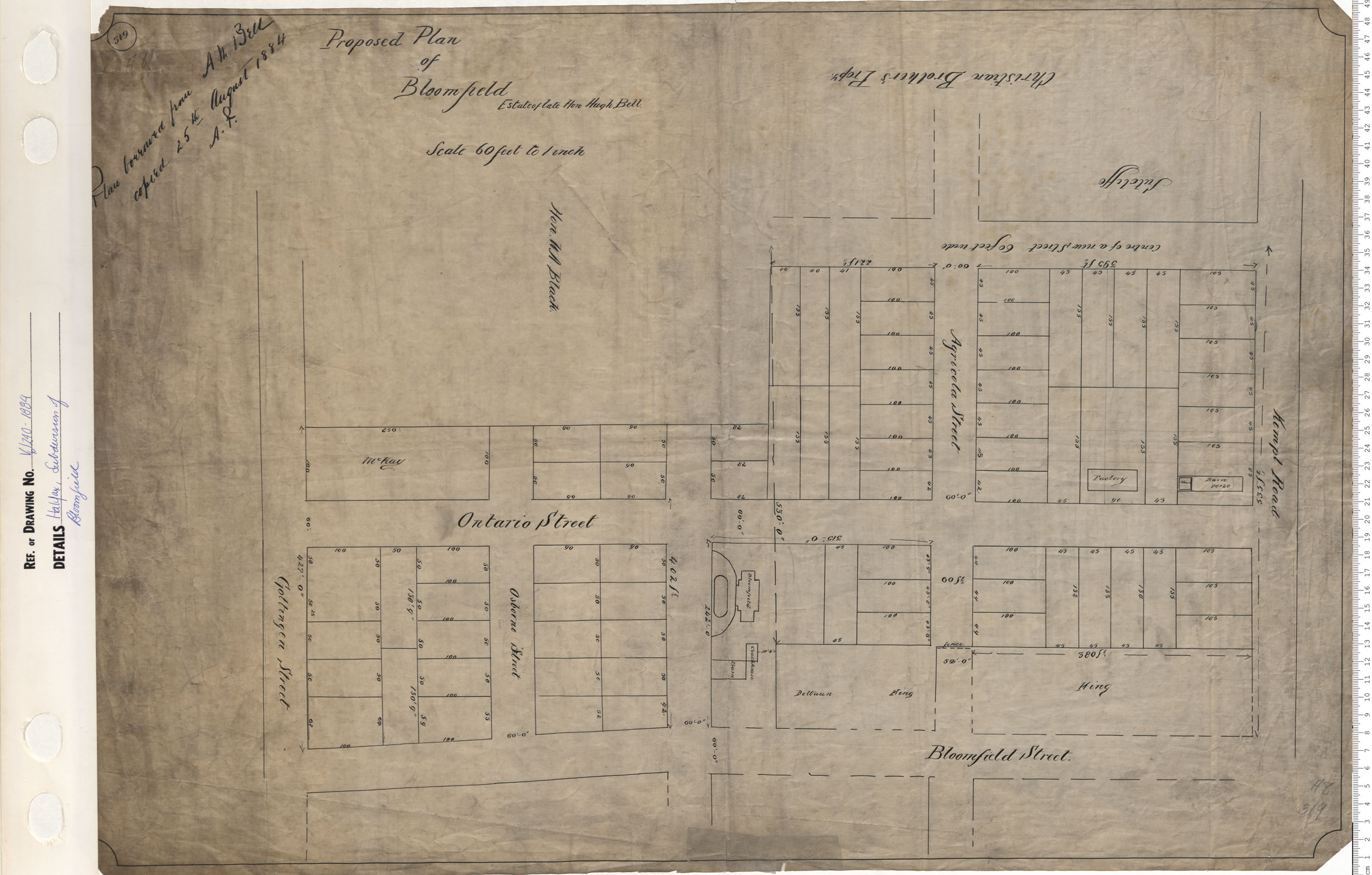 maps : Subdivision of Bloomfield