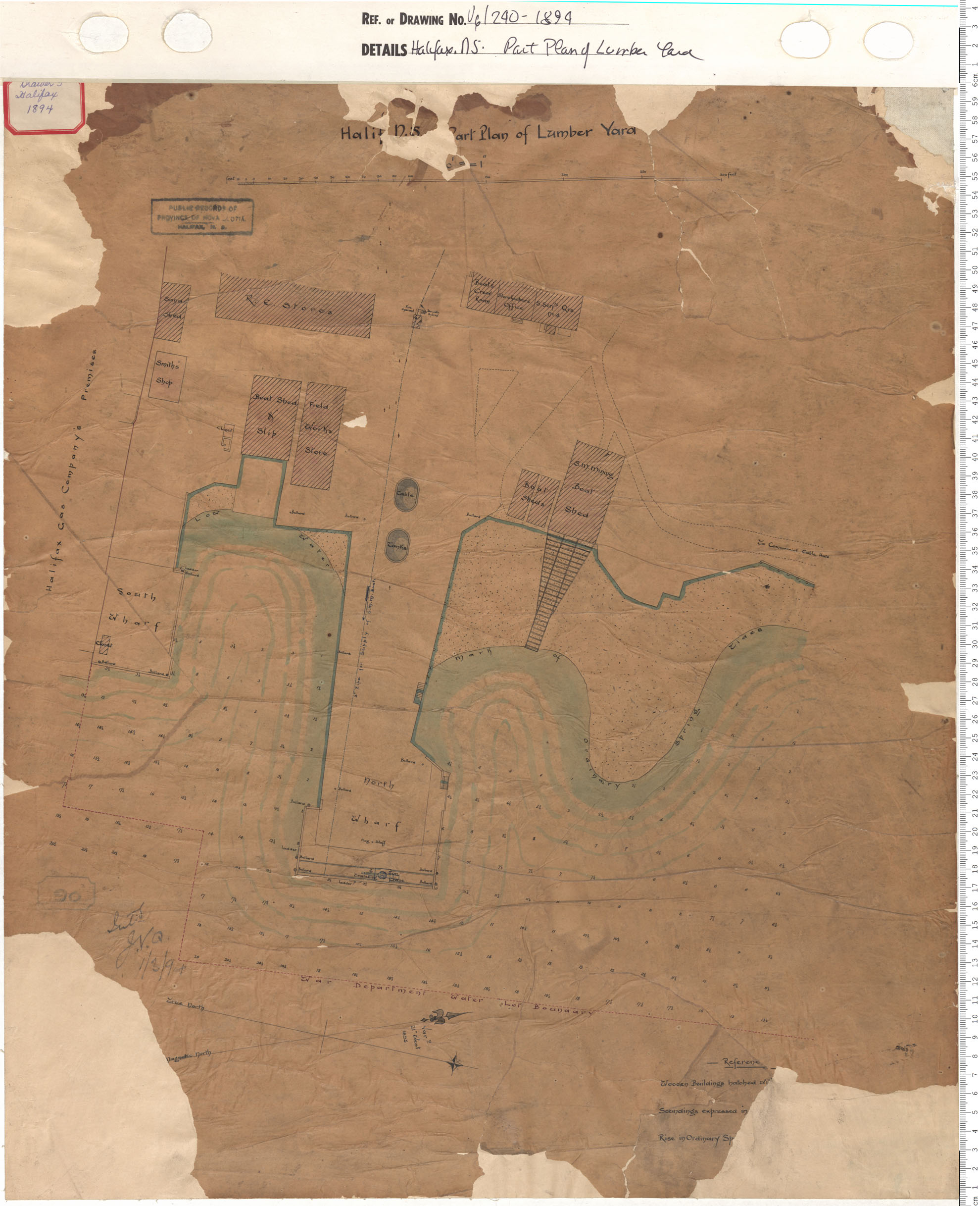 maps : Part plan of Lumber Yard