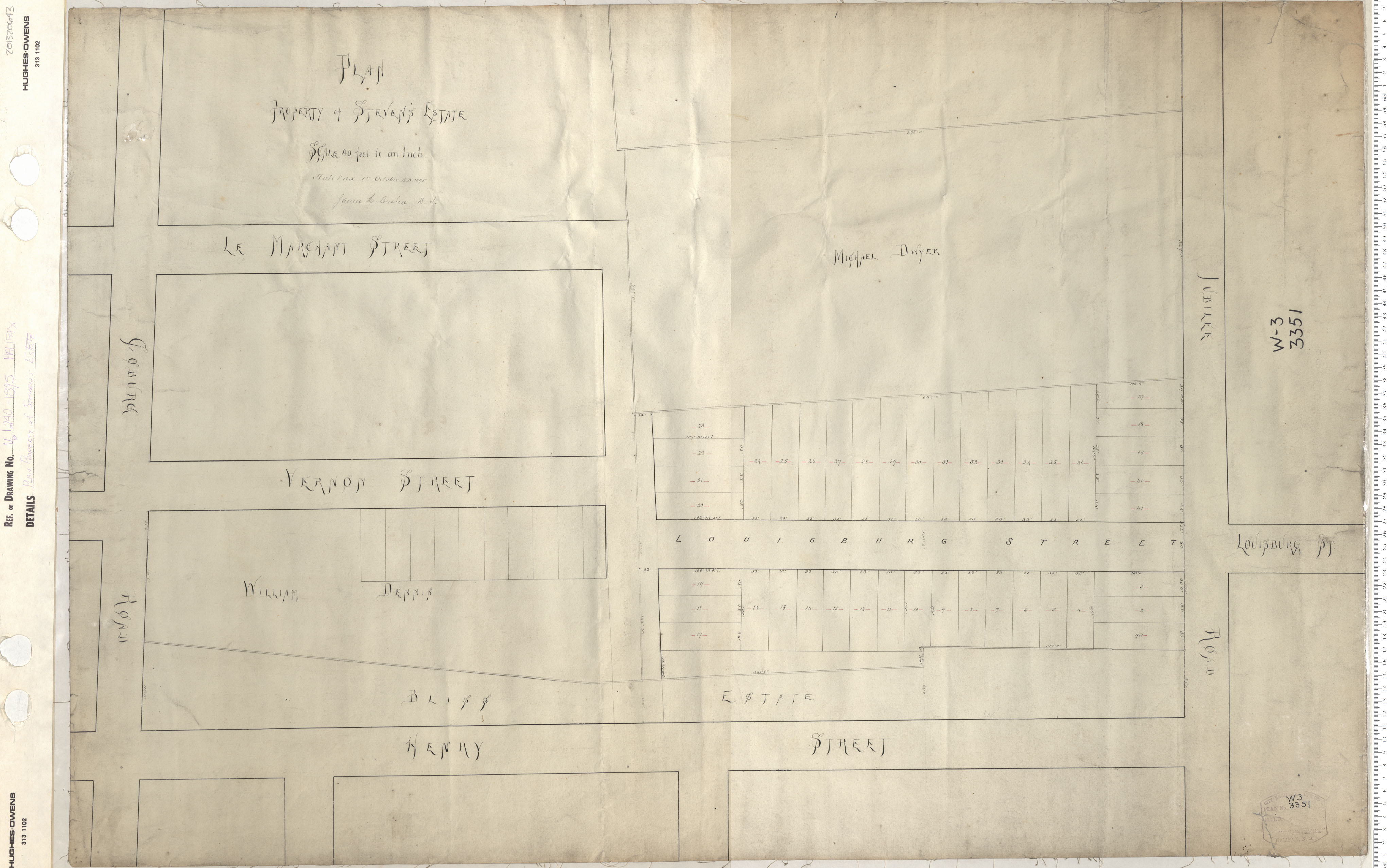 maps : Plan Property of Stevens Estate