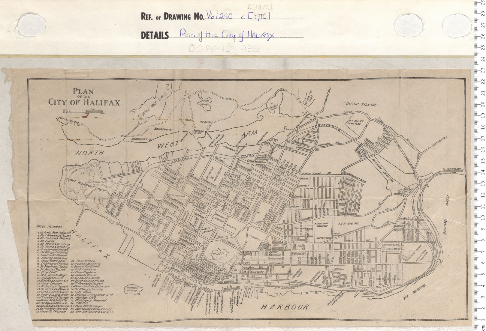 maps : Plan of the City of Halifax